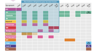 Calendrier des vaccinations 2024