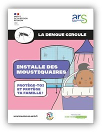 Installer des moustiquaires autour du lit/berceau et aux fenêtres portes 