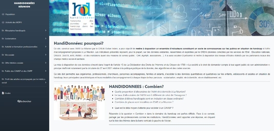 Handidonnées web