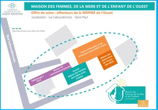 Maison de la femme, de la mère et de l'enfant (plan d'accès)