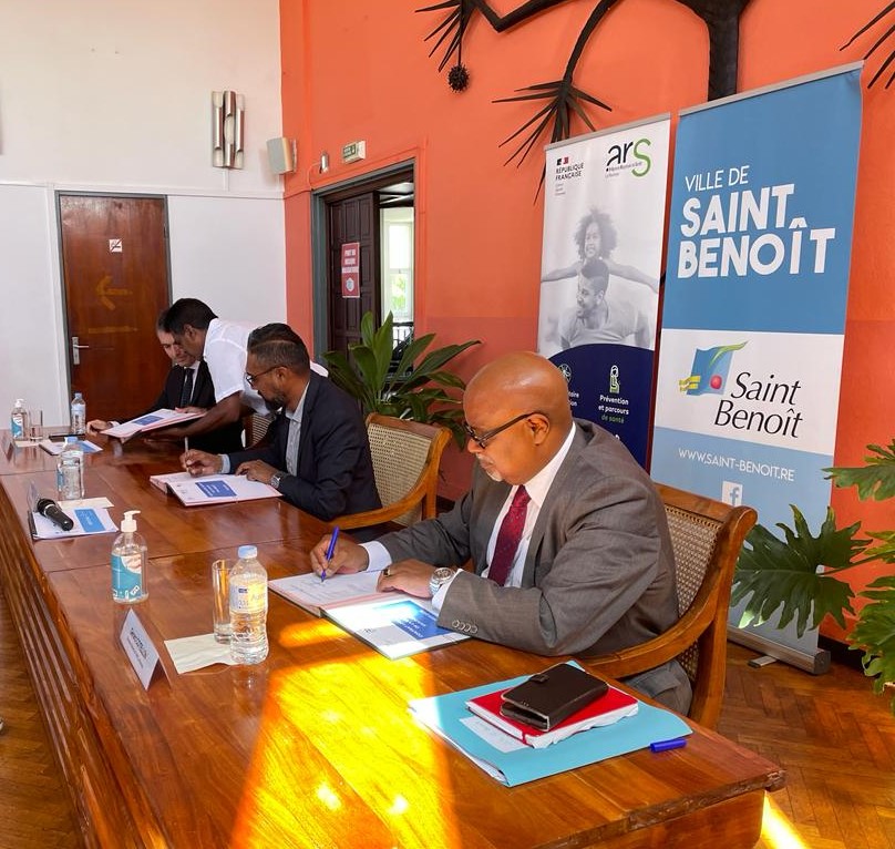 Signature du Contrat Local de Santé de la ville de Saint-Benoît 2023/2026