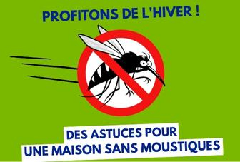 Campagne de communication "Profitons de l'hiver : Des astuces pour une maison sans moustiques"