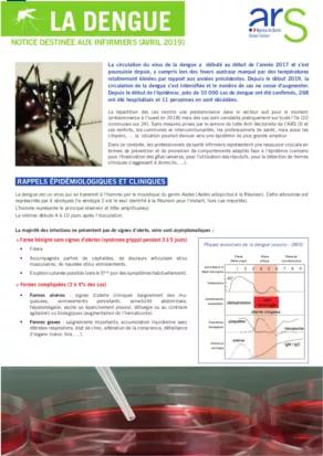 Dengue 2019 - Notice destinee aux infirmiers
