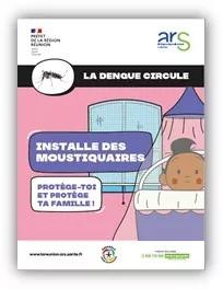 Installer des moustiquaires autour du lit/berceau et aux fenêtres portes 