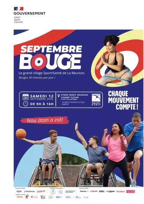 affiche Septembre bouge à St Denis