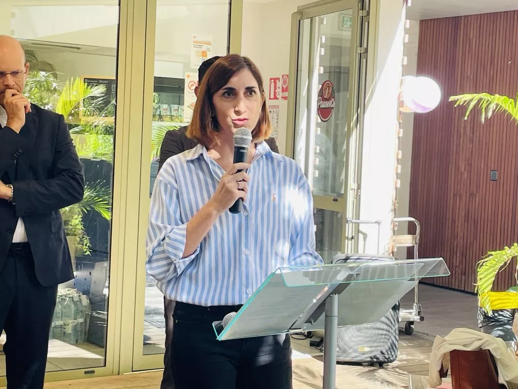 Inauguration Kaz 1000 jours Orchidées : Ines Lobo de Sousa de l'ARS