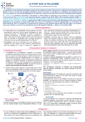 Couverture le point sur paludisme