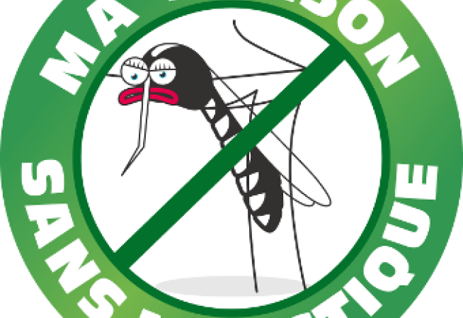 Sticker « Ma maison sans moustique »