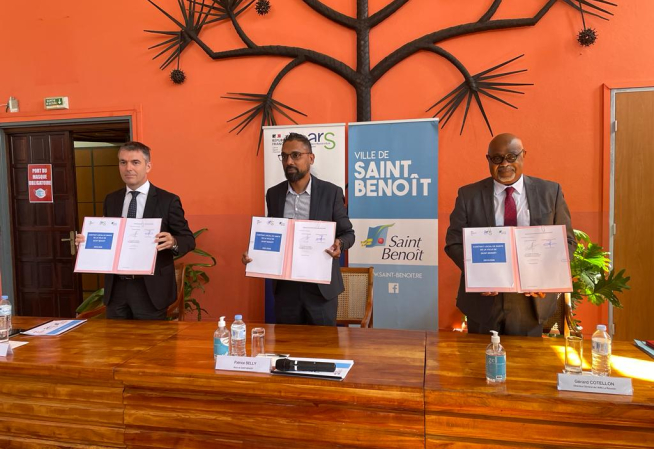 Signature du Contrat Local de Santé de la ville de St-Benoît 2023/2026