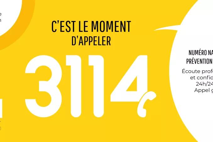 3114 : lancement d’un numéro national de prévention du suicide